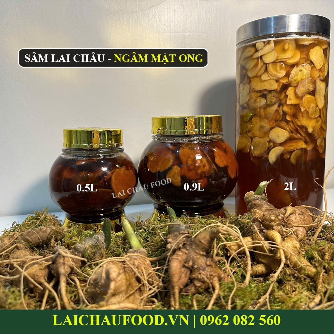 Sâm ngâm mật ong nguyên chất