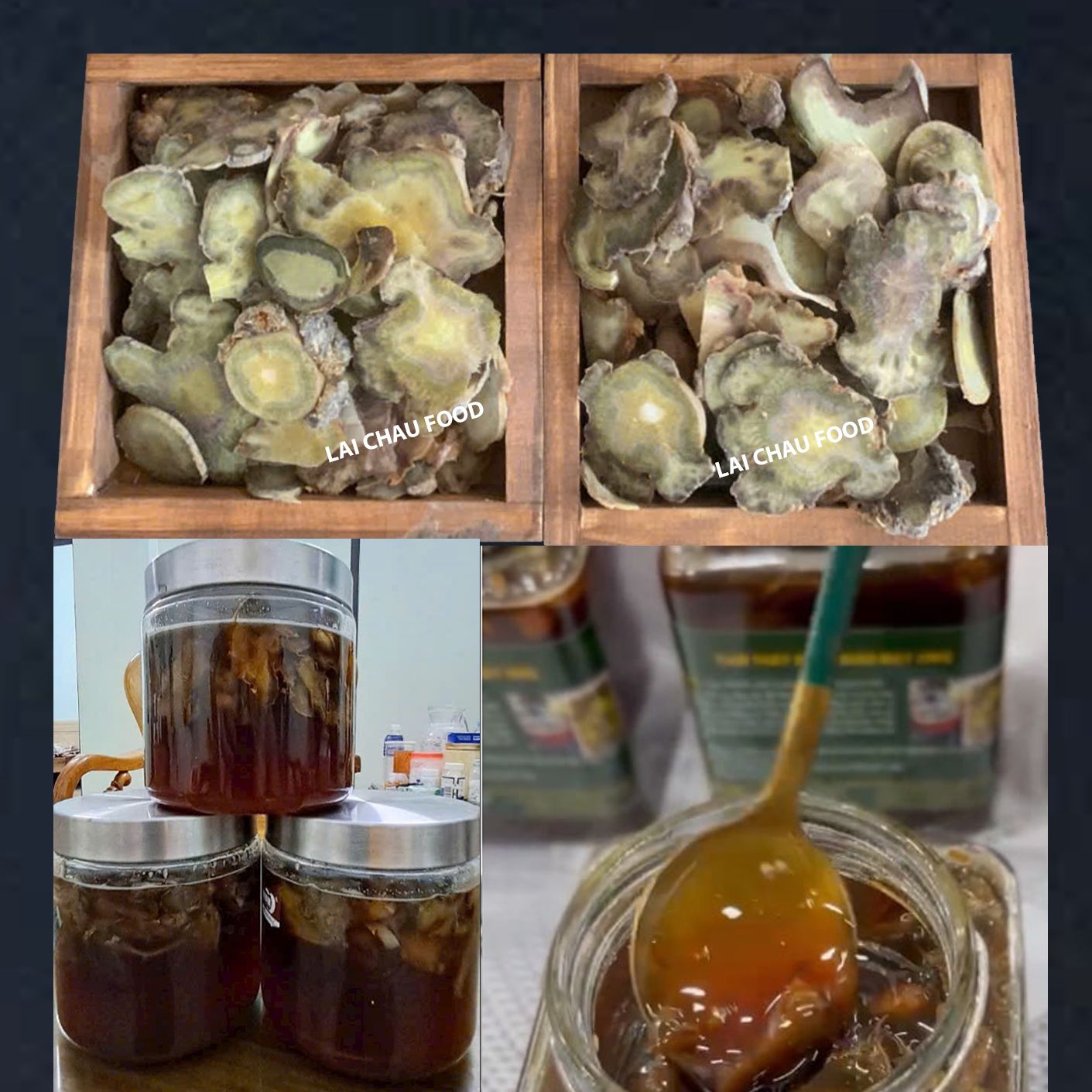 Thái lát, hong ráo, ngâm mật ong