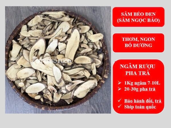 Sâm Béo Đen (Sâm Ngọc Bảo) - Đặc Sản Tây Bắc