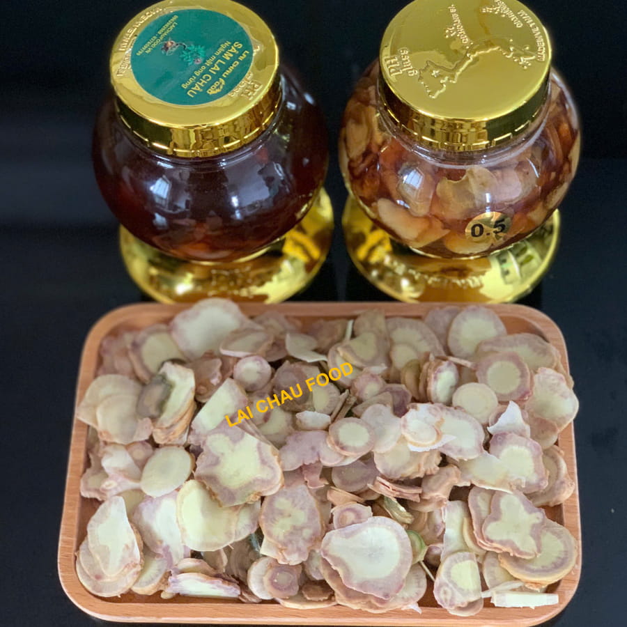 Sâm Lai Châu ngâm mật ong