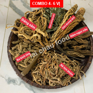 Combo 6 Vị Thảo Dược Ngâm Rượu Giúp Đàn Ông Phong Độ