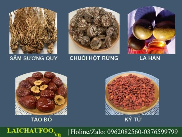 Combo Đặc Sản 6 VỊ Táo Mèo, Đương Quy, Chuối Hột Tây Bắc