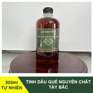 Tinh Dầu Quế Nguyên Chất Tây Bắc  500ml – Vệ Sinh Nhà Cửa, Khách Sạn Và Làm Đẹp