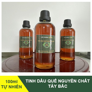 Tinh Dầu Quế Nguyên Chất Tây Bắc 100ml – Giúp Làm Sạch Không Gian Sống