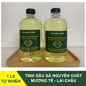 Tinh Dầu Sả Nguyên Chất Mường Tè Lai Châu – 1 Lít