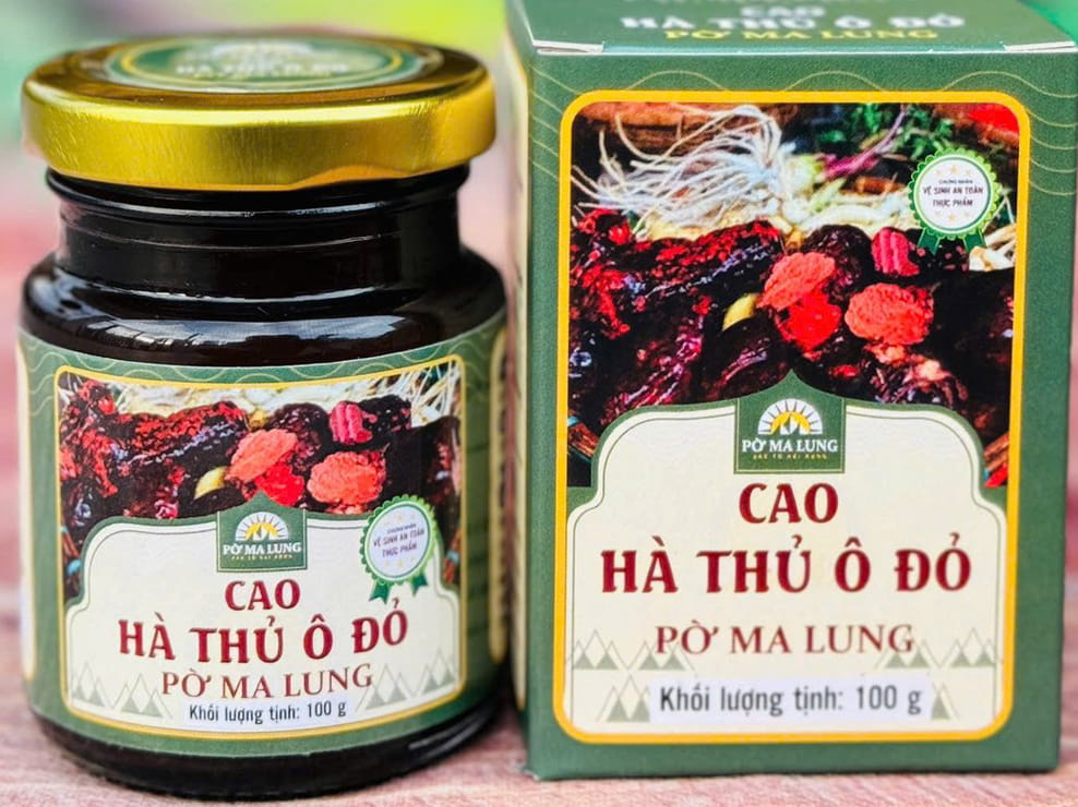 Lọ cao hà thủ ô đỏ 100g nguyên chất