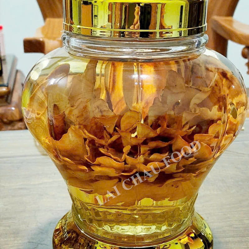 Nấm vân chi ngâm rượu
