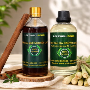 Combo tinh dầu sả, tinh dầu quế 100ml